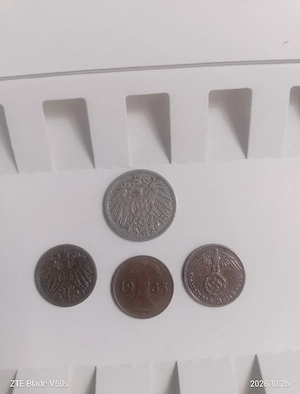 vier deutsche geschichte munzen