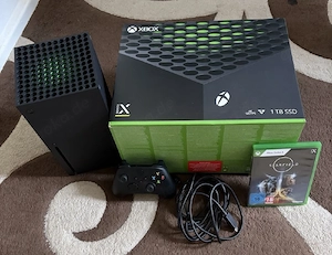 Microsoft Xbox Series X 1TB Spielekonsole mit Starfield.