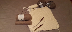 Wolle,Stricknadel