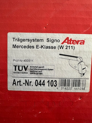 Dachträger, Grundträger für Mercedes E-Klasse W211 