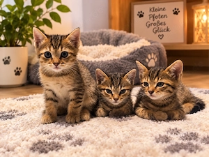 Katzenbabys - Kitten - Europäische Kurzhaar - 9 Woche alt