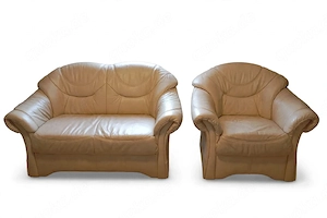 Sofa mit Sessel