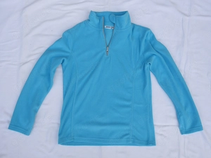 Fleece Ski-Funktions-Shirt Alive Gr. 152 hellblau Kids Pulli 