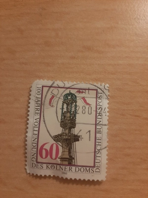 Briefmarke Köln dom