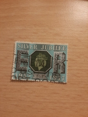 Briefmarke silver jubllee