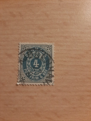 Briefmarke Dänemark 4qre