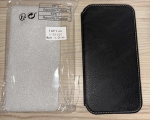 Handy Hülle für iPhone 16 Plus, schwarz mit OVP & Panzerglas