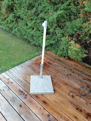 Sonnenschirmständer aus Granit40 x 40cm