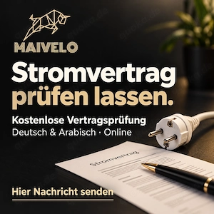 Stromvertrag prüfen   Beratung auf Deutsch und Arabisch