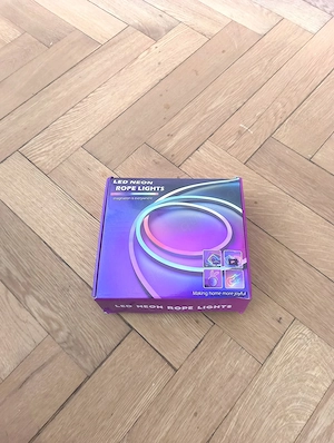 LED Neon Rope Lights RGB Lichtschlauch mit Fernbedienung