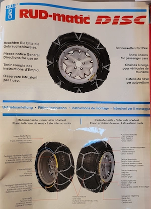 Schneeketten RUD-matic  in Grösse 225 45R17 (unbenutzt!)