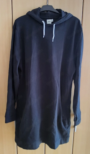 asos  Long  Hoodie  -  Mini  Sweatkleid  -  XXL  -  schwarz  -  Neu