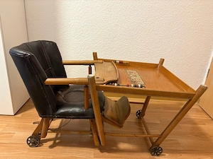 antiker kinderhochstuhl 