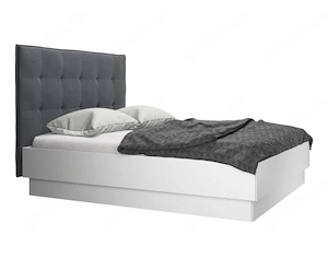 BoConcept Bett Lugano 140x200 mit Lattenrost und viel Stauraum