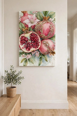 Granatapfel und Lilie