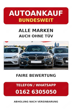 Autoankauf Hamburg   Alle Marken, auch ohne TÜV