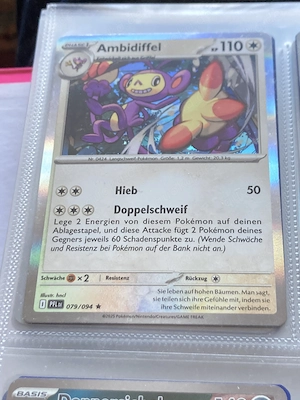Pokemon Fatale Flammen Ambidiffel 079 094 Deutsch 2025 Reverse Holo
