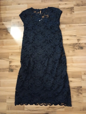 Umstandsspitzenkleid dunkelblau 36 S Mamalicious 