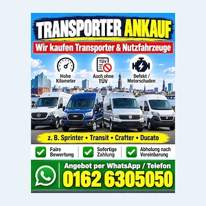 Transporter Ankauf bundesweit   alle Marken