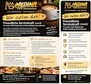 Bedienung gesucht 