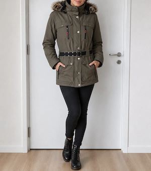 Northland Damen Winter Parka mit Kapuze Jacke Gr M Top Zustand
