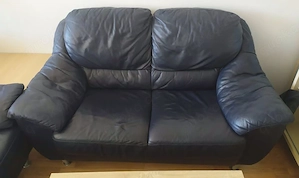 Ladersofa Dunkelblau