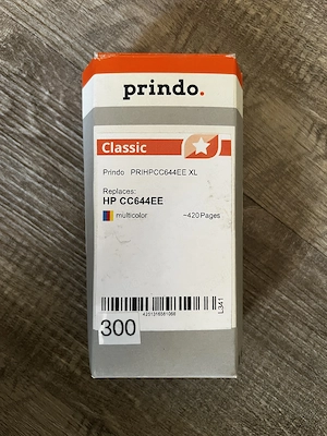 Prindo Patrone kompatibel HP 300XL farbig (CC644EE), neu