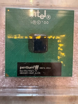 Intel Pentium III 866 MHz,Sockel 370,Coppermine,Retro CPU