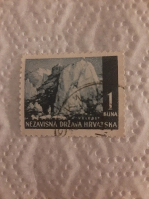 kuna Briefmarke original Zustand 
