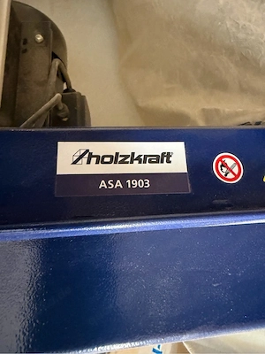 Holzkraft ASA 1903 Späne-Absauggerät   Absauganlage