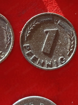 Münze Münzen Umlaufmünze Deutschland 1 Pfennig 1950 Münzzeichen D