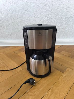 Melitta Look Therm Filterkaffeemaschine mit Thermokanne schwarz