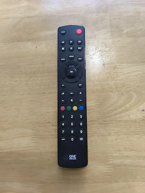 One For All Universal-Fernbedienung schwarz für TV